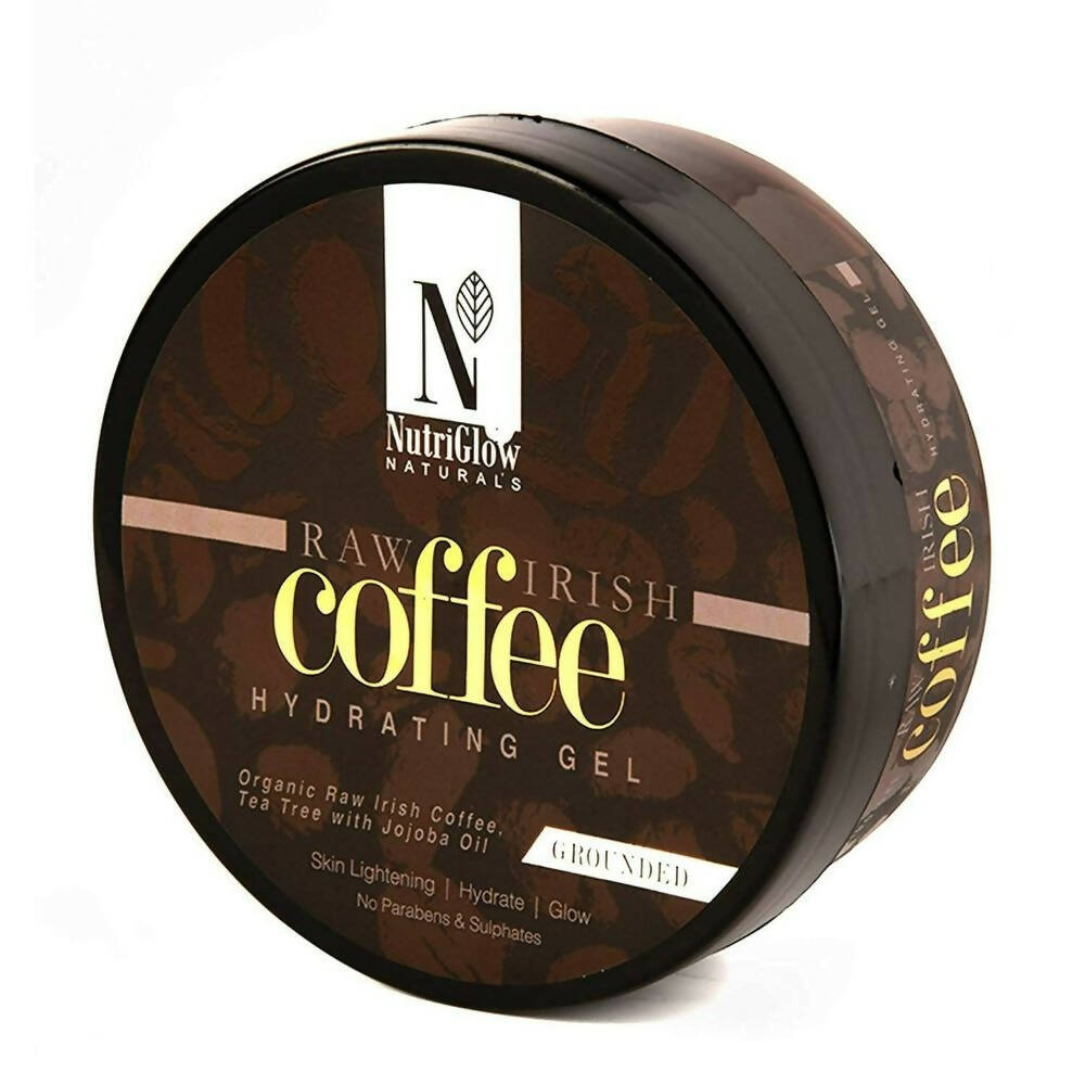 NutriGlow NATURAL'S Coffee Hydrating Gel, Organic Raw Irish Coffee With Tea Tree With Jojoba Oil - Distacart