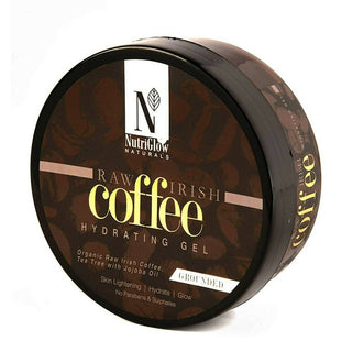 NutriGlow NATURAL'S Coffee Hydrating Gel, Organic Raw Irish Coffee With Tea Tree With Jojoba Oil - Distacart