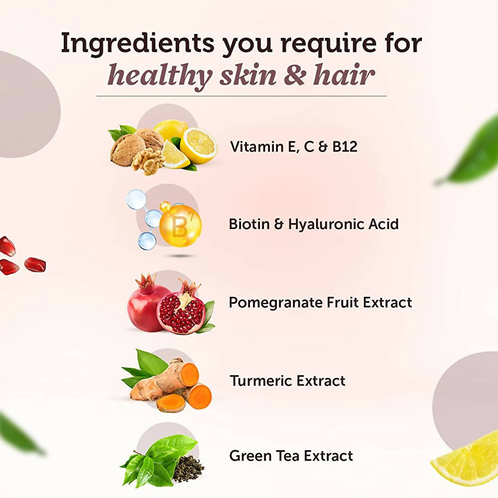 Neuherbs Hair-Skin Vitamins Capsules - Distacart