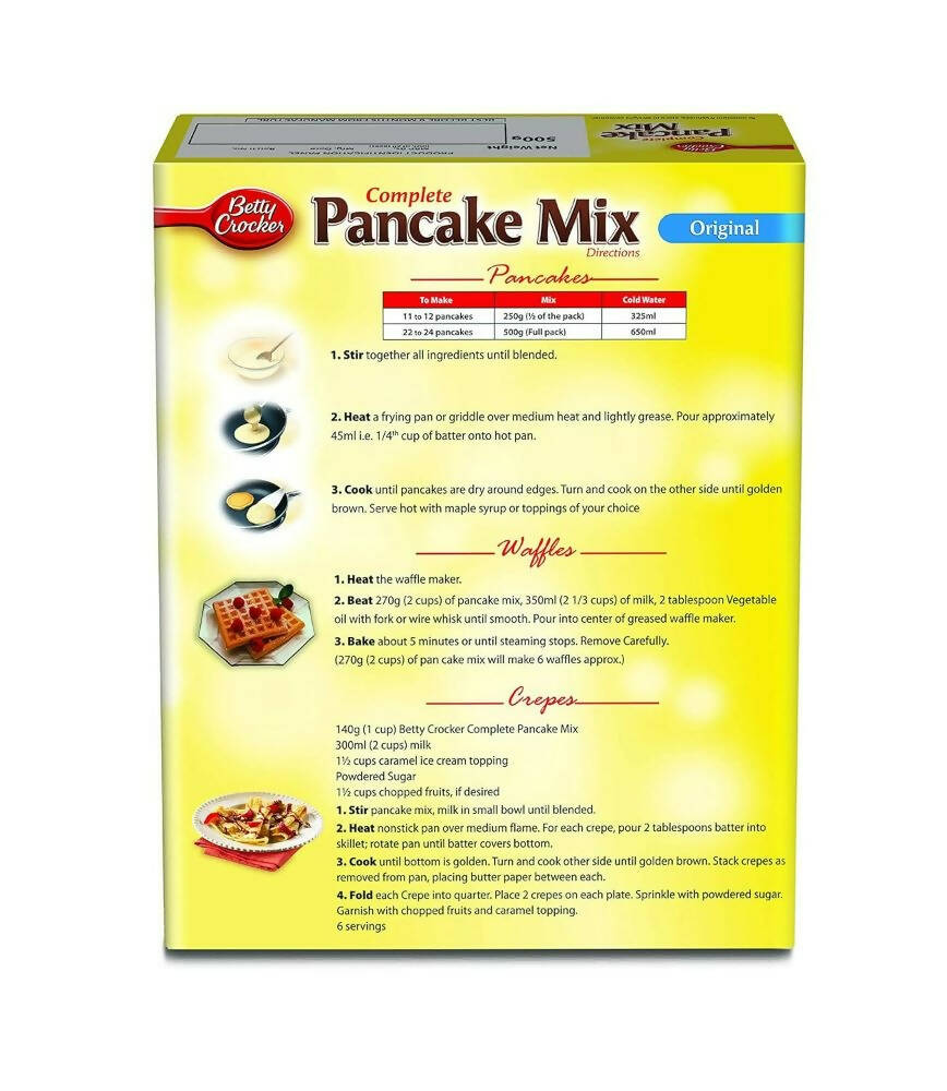 Betty Crocker Complete Pancake Mix - Distacart