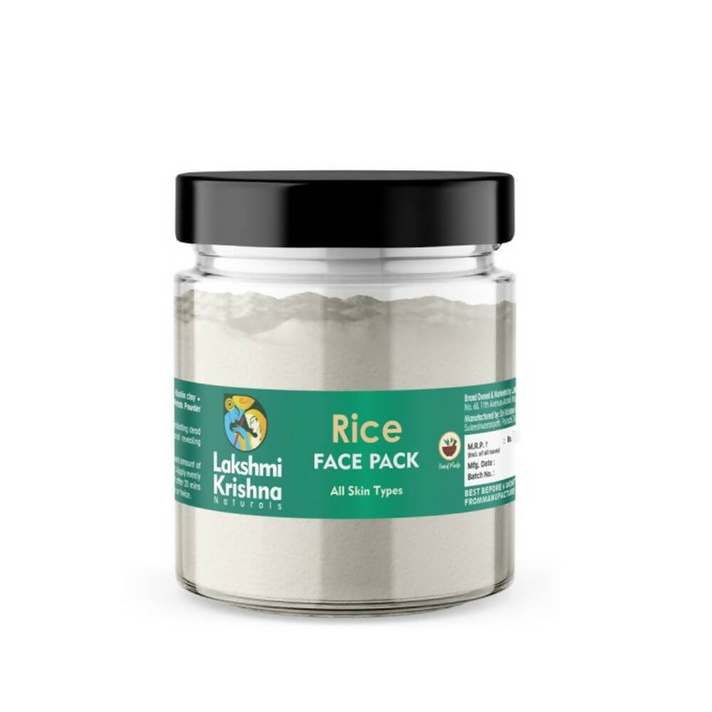 Lakshmi Krishna Naturals Rice Face Pack - Distacart