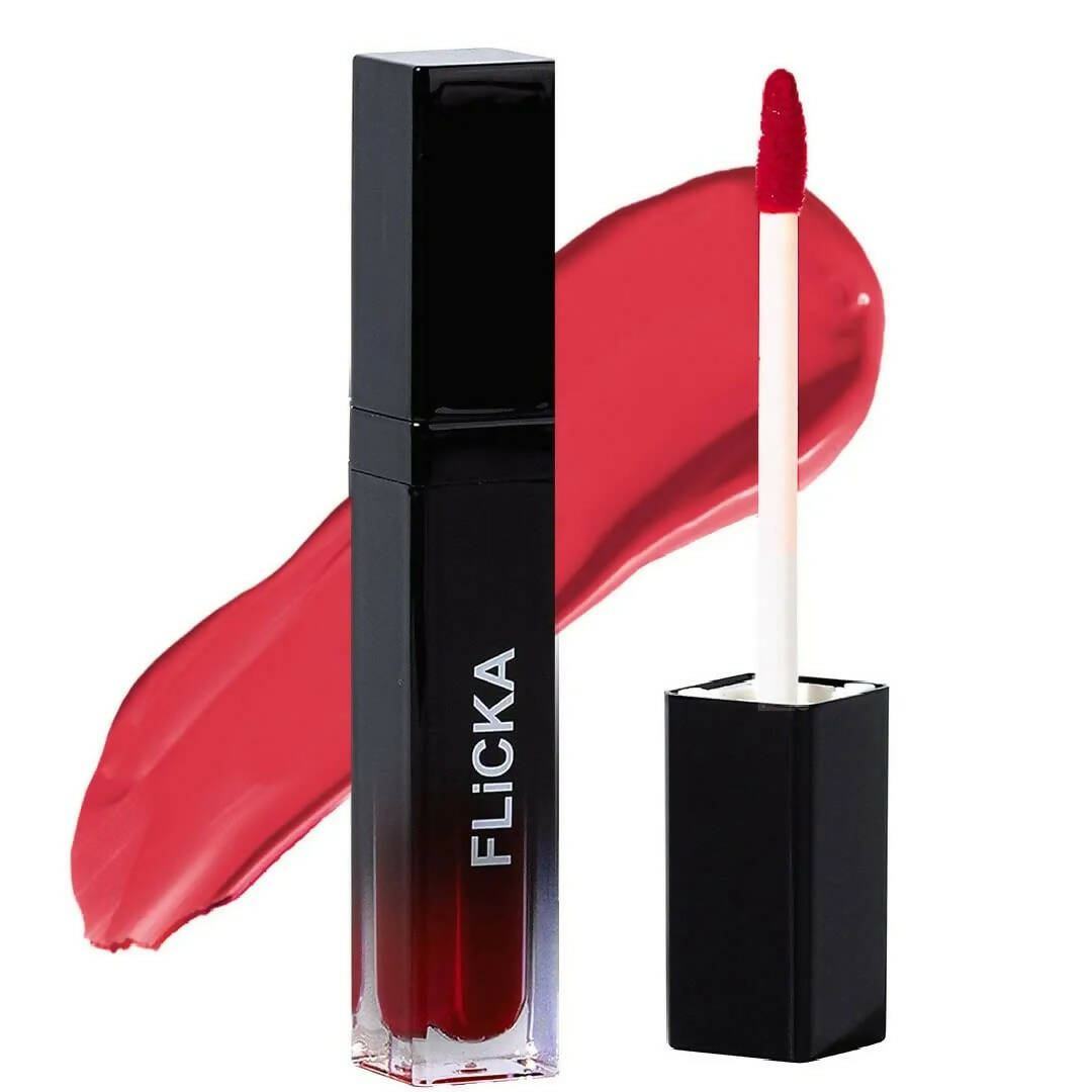 FLiCKA Set and Attack Liquid Matte Lipstick 07 Sweet Valentine - Pink - Distacart