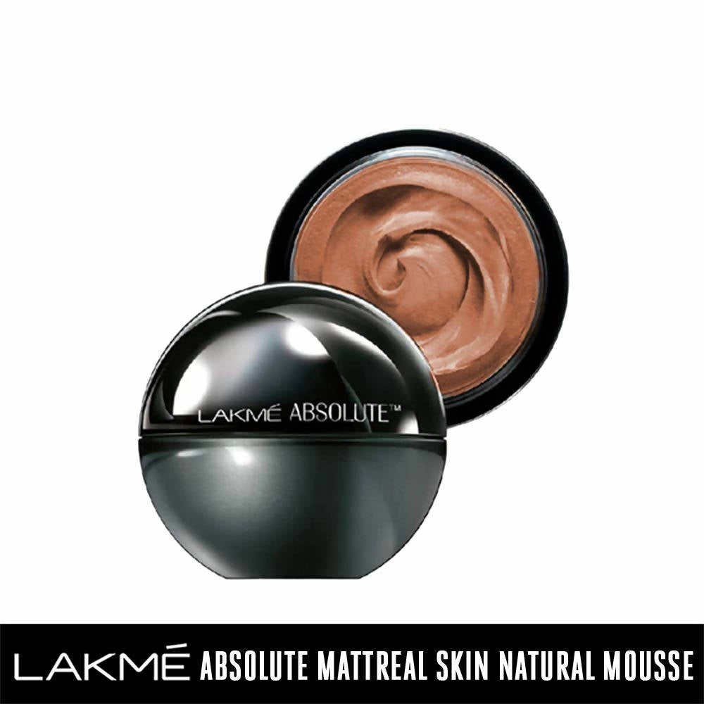 Lakme Absolute Skin Natural Mousse Mattreal Foundation - Rick Walnut - Distacart