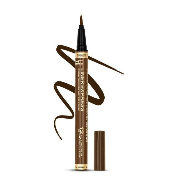 Insight Cosmetics Liner Express Eye Pen Smudge Proof Eye Makeup Brown - Distacart