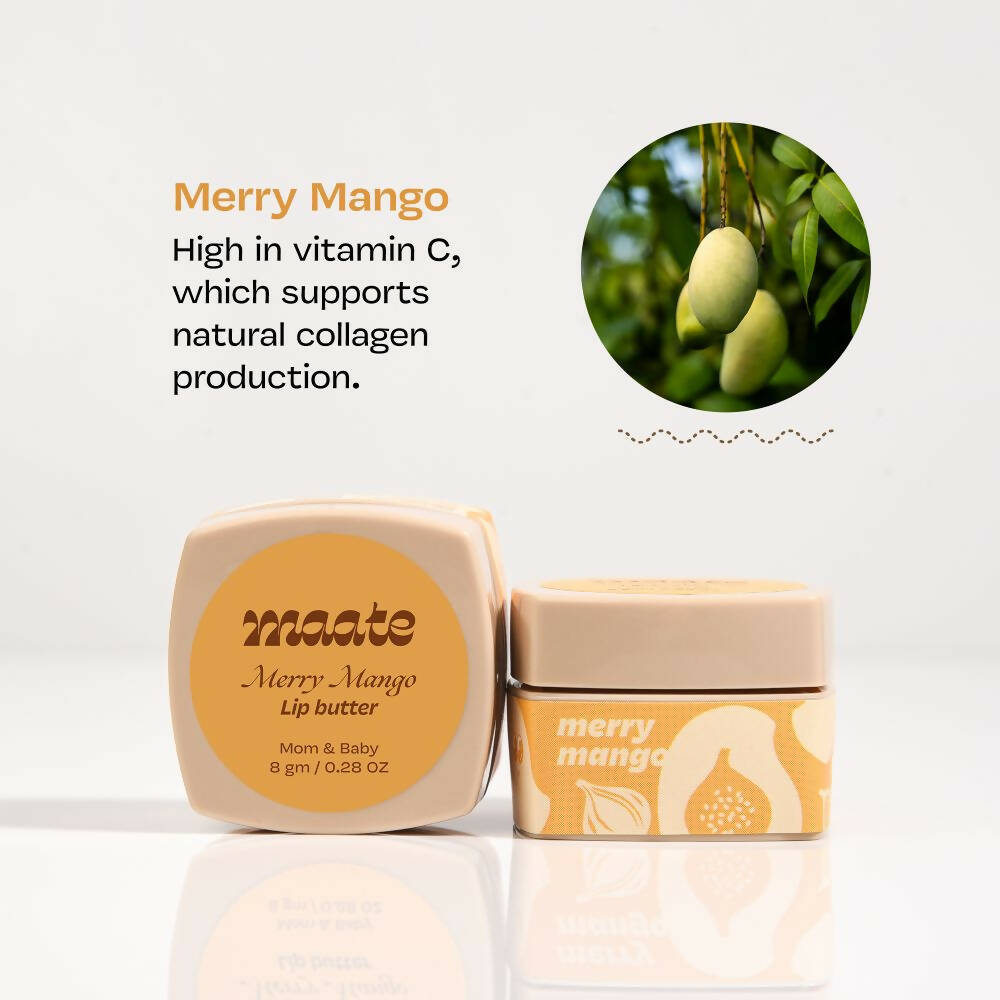 Maate Lip Butter | Packed with Mangoes For Ultra Hydrating Lips - Distacart