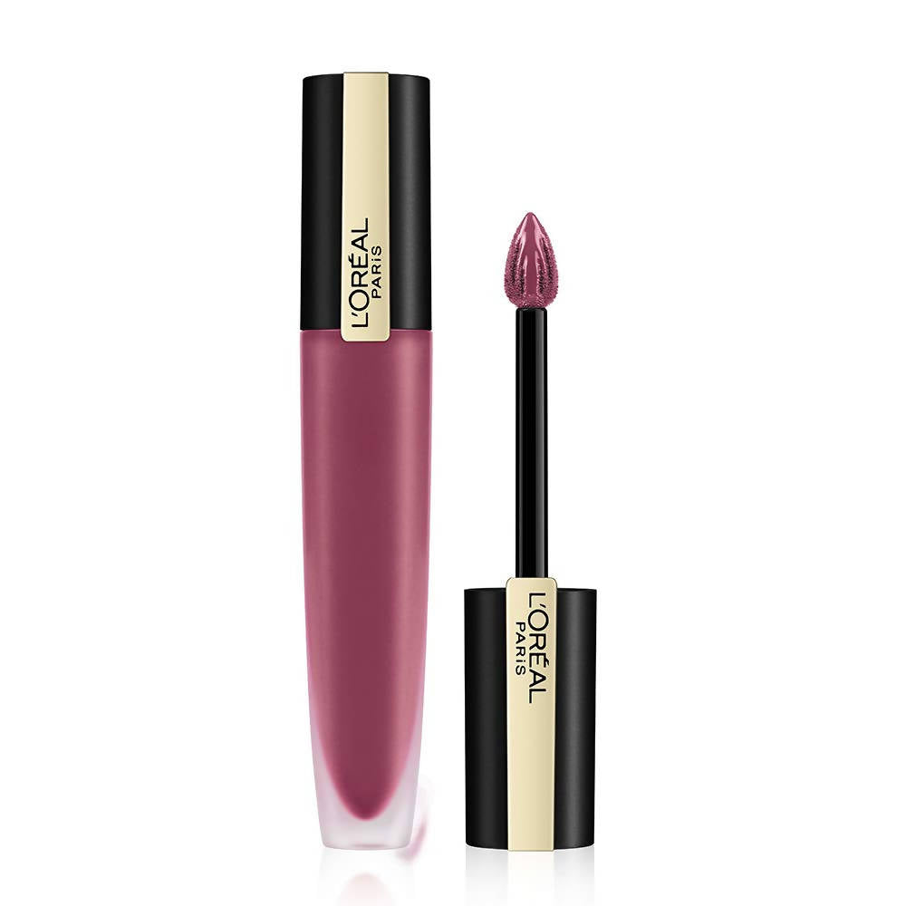 L'Oreal Paris Rouge Signature Matte Liquid Lipstick - 141 Discovered - Distacart
