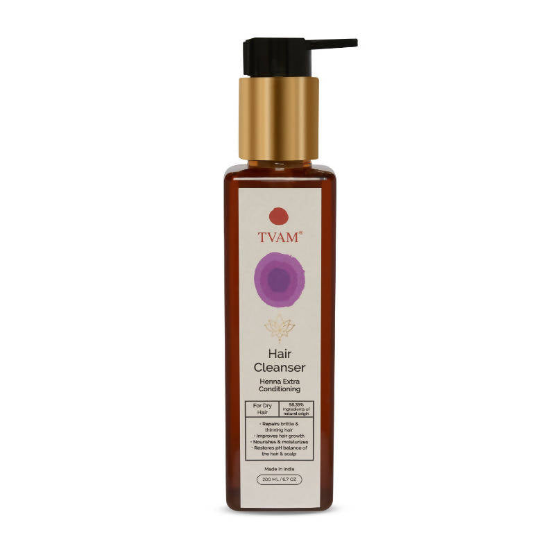 Tvam Henna Extra Conditioning Hair Cleanser - Distacart