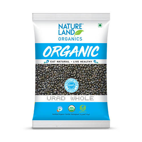 Nature Land Organics Urad Whole - Distacart