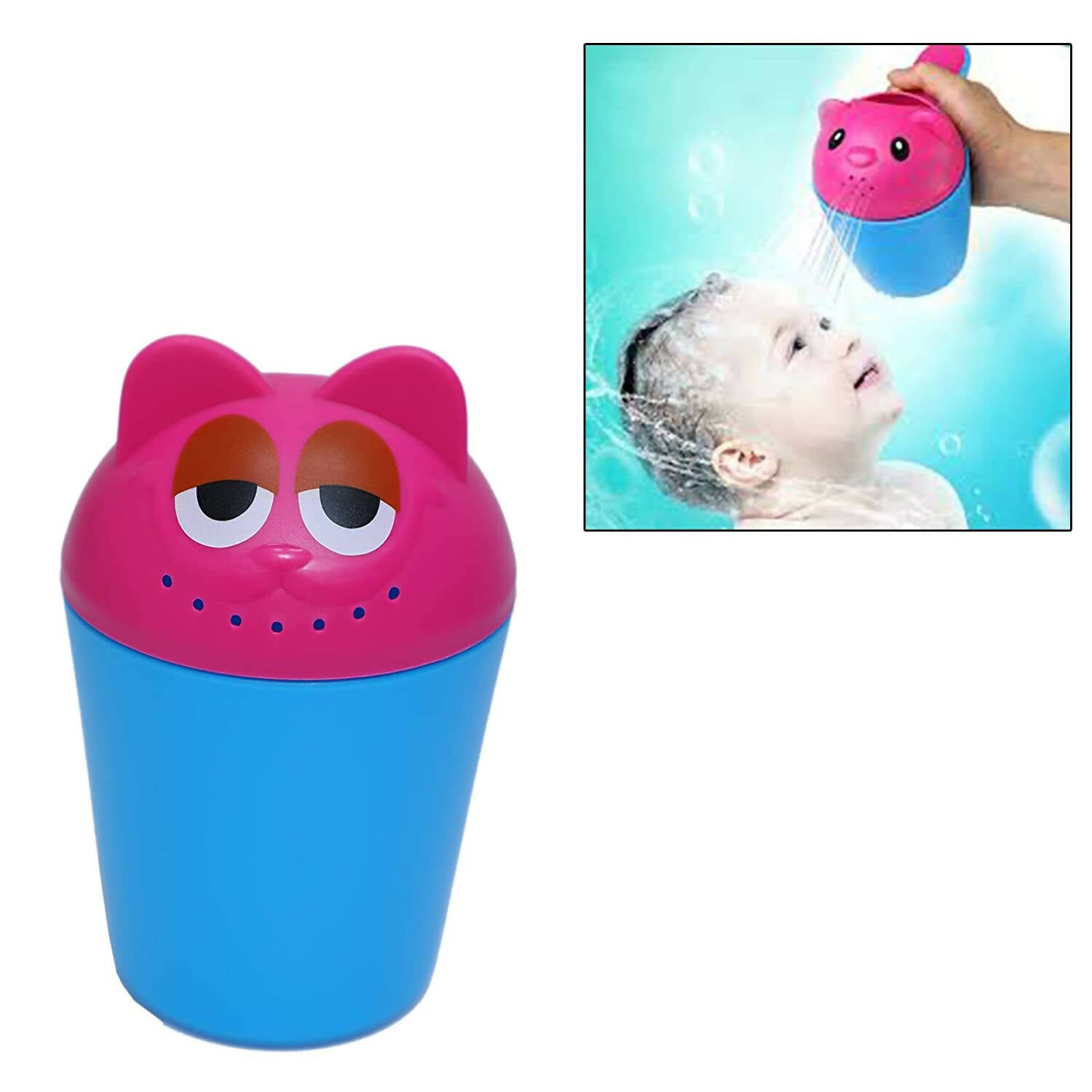 Safe-O-Kid Hair washing Mug cum Rinse mug for kids- Pink - Distacart