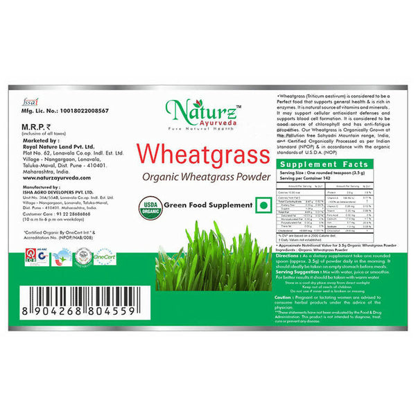 description naturz ayurveda wheatgrass powder key ingredient wheatgrass