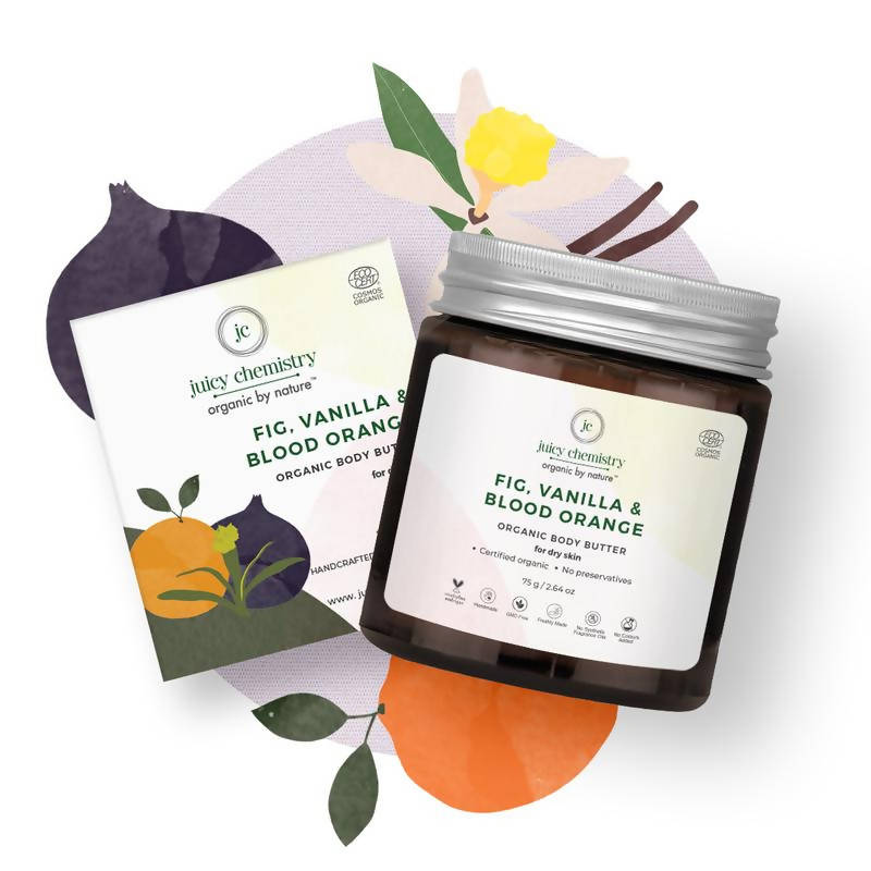 Juicy Chemistry Fig, Vanilla & Blood Orange Organic Body Butter - Distacart