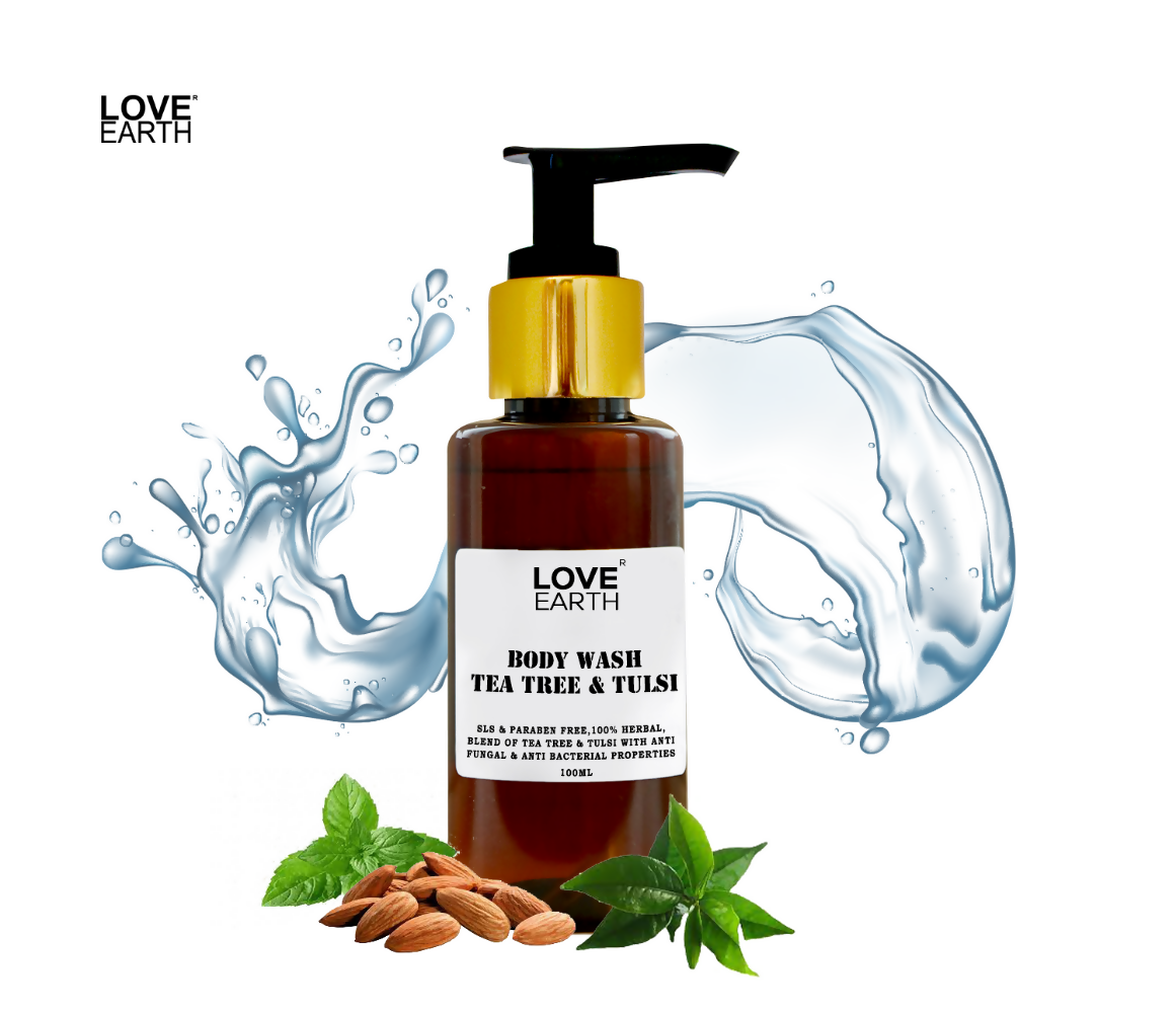 Love Earth Body Wash with Tea Tree & Tulsi - Distacart