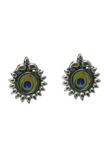 Thumbnail for Mominos Fashion Johar Kamal Oxidised Silver-Plated Peacock Wings Work Necklace Handicraft - Distacart