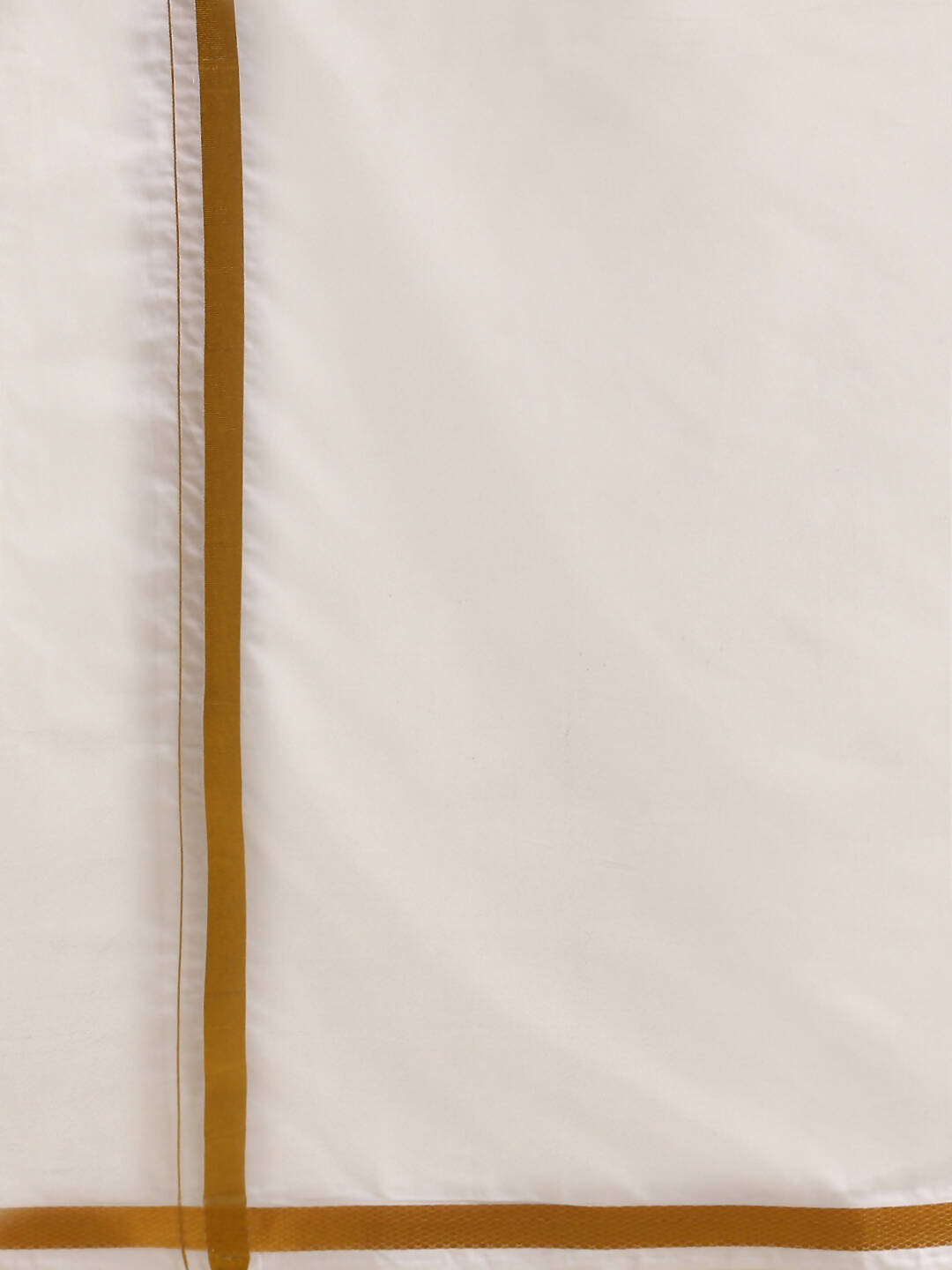 Ramraj Cotton Mens 1/2 " Poly Cotton 3 In 1 Dhoti, Towel And Dhoti Belt Set - White - Distacart