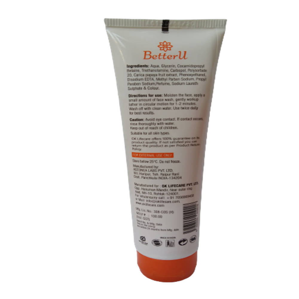 Betteru Papaya Face Wash - Distacart