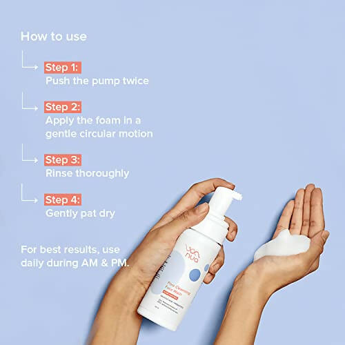 Nua Pore Cleansing Foaming Face Wash - Distacart