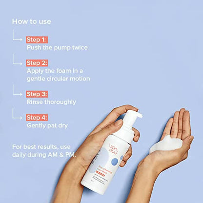 Nua Pore Cleansing Foaming Face Wash - Distacart