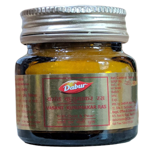 Vasant Kusumakar Ras (With Gold & Pearl) - 100 Tablets