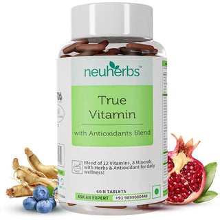 Neuherbs True Vitamin Tablets - Pomegranate Flavor - Distacart