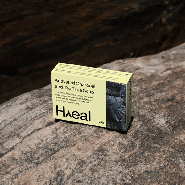 Haeal Activated Charcoal And Tea Tree Soap