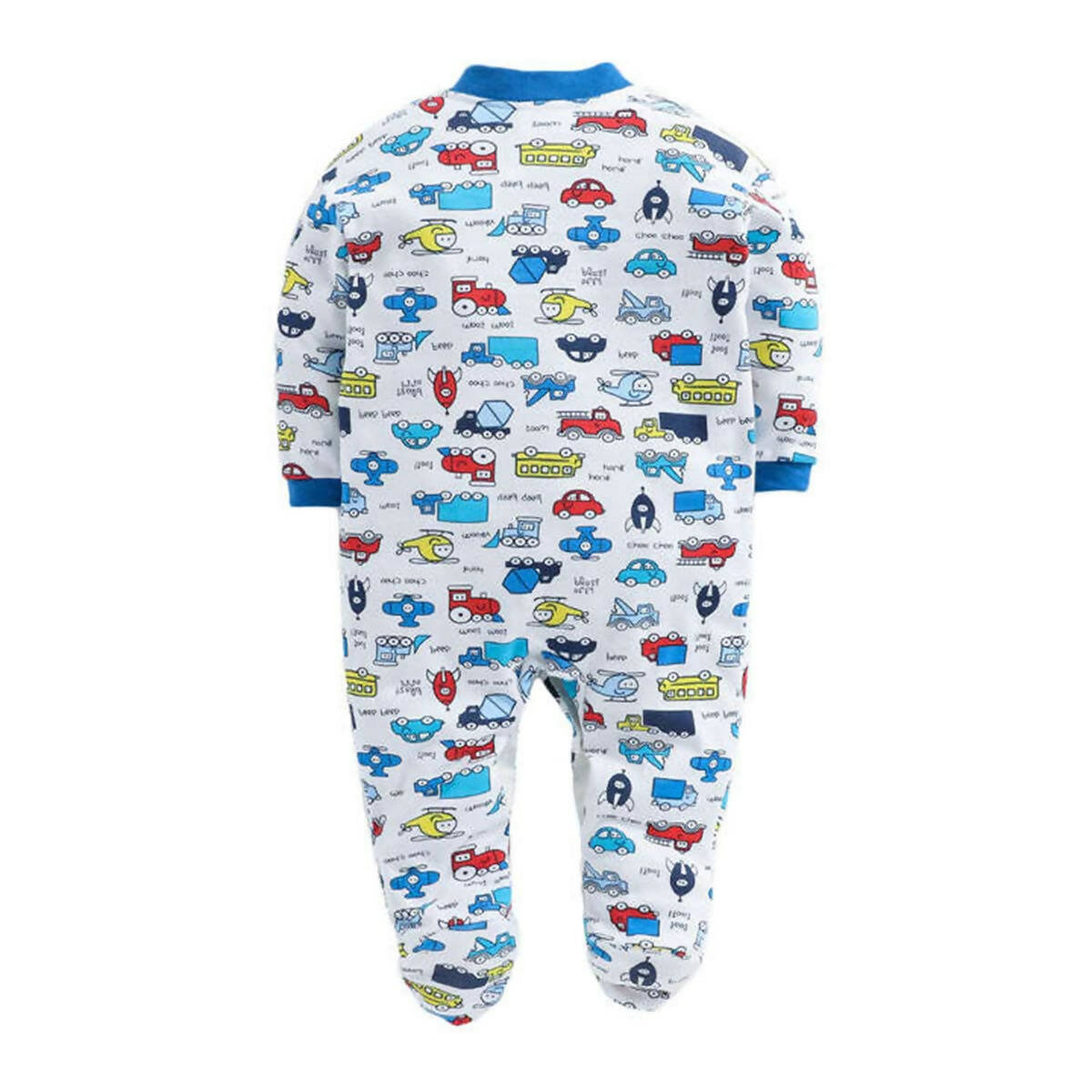 Daddy - G Rompers/Sleepsuits/Jumpsuit /Night Suits for New Born Babies - Royal Blue - Distacart