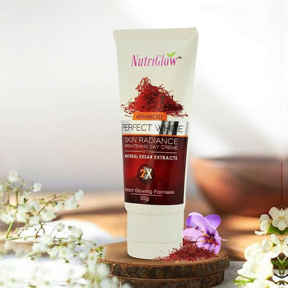 NutriGlow Advanced Perfect White Skin Radiance Brightening Day Creme - Distacart