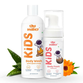 Tiny Mighty Kids Body Wash & Foam Wash Combo - Distacart