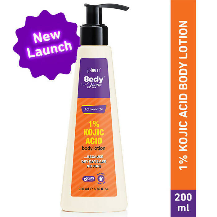 Plum BodyLovin Active-witty 1% Kojic Acid Body Lotion - Distacart