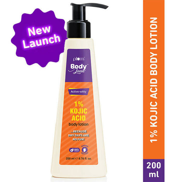 Plum BodyLovin Active-witty 1% Kojic Acid Body Lotion - Distacart