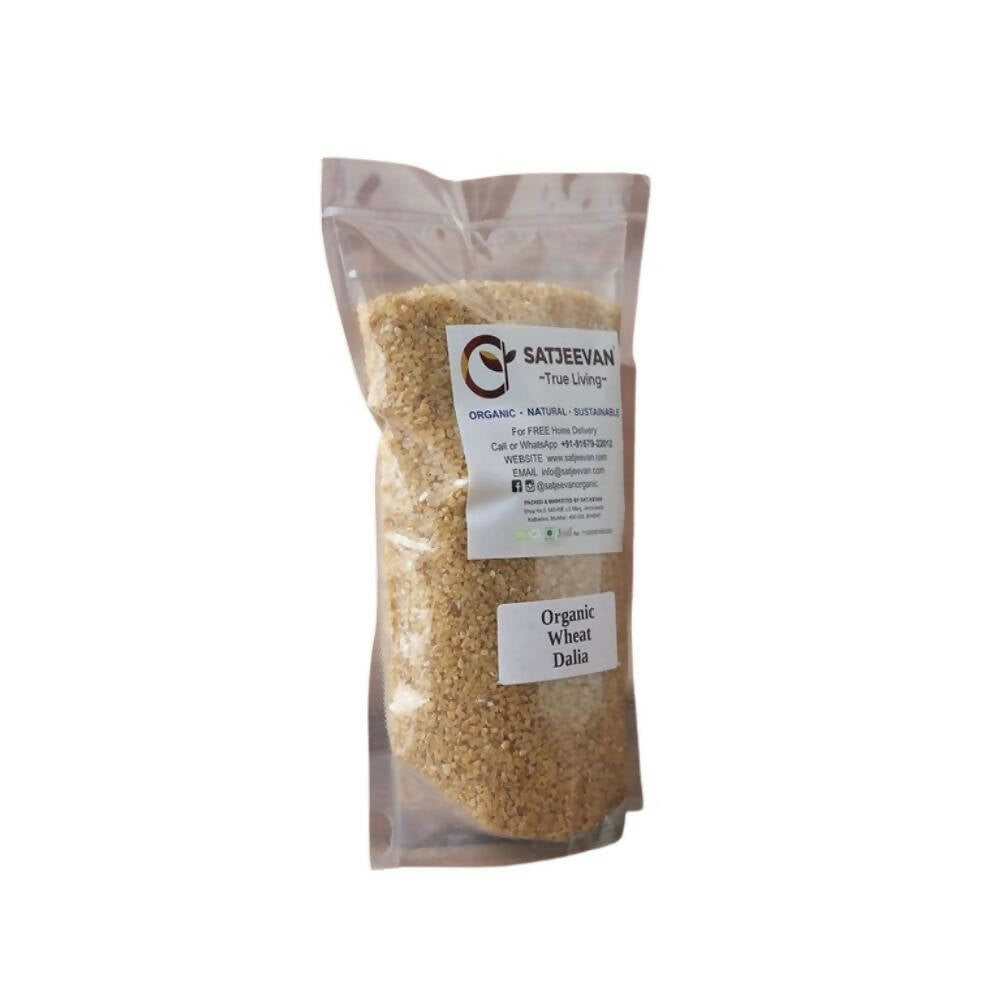 Satjeevan Organic Wheat Dalia Thuli - Distacart