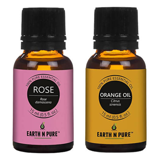 Earth N Pure Rose & Orange Essential Oils