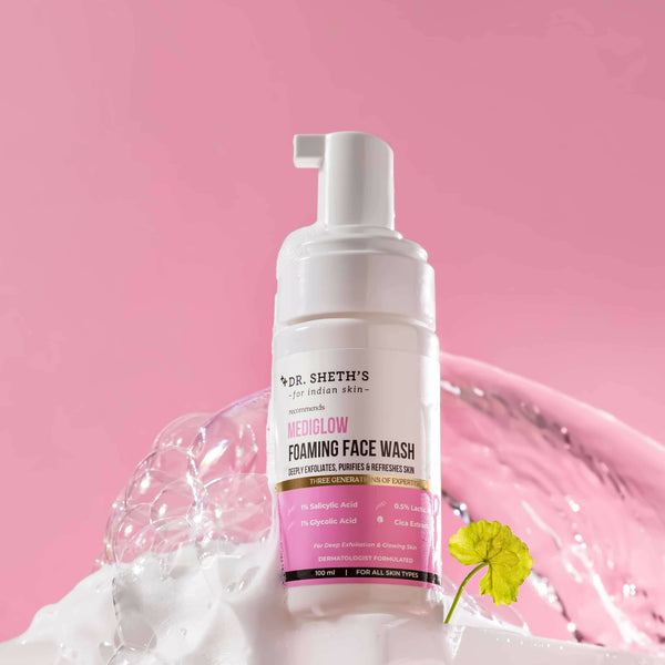 Dr. Sheth's Mediglow Foaming Face Wash - Distacart