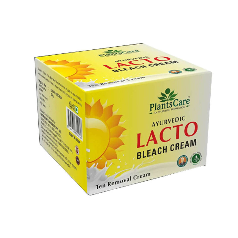 Plants Care Ayurvedic Lacto Bleach Cream - Distacart