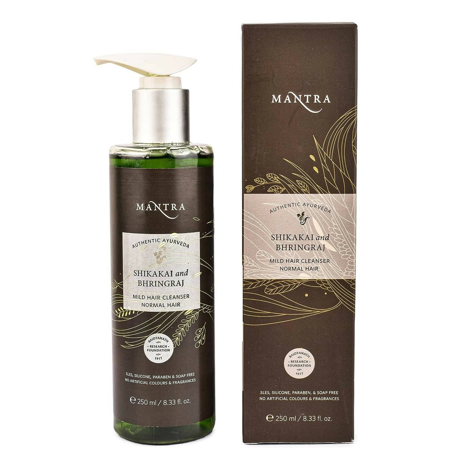 Mantra Herbal Shikakai and Bhringraj Mild Hair Cleanser For Normal Hair - Distacart