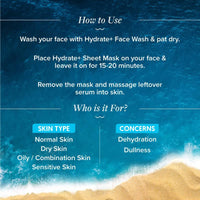 Thumbnail for Aqualogica Hydrate+ Sheet Mask with Coconut water & Hyaluronic Acid - Distacart
