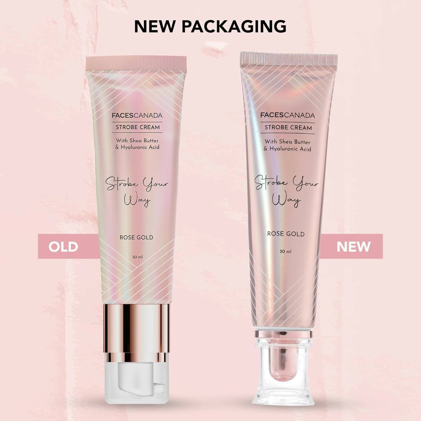 Faces Canada Strobe Cream - Rose Gold - Distacart