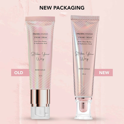 Faces Canada Strobe Cream - Rose Gold - Distacart