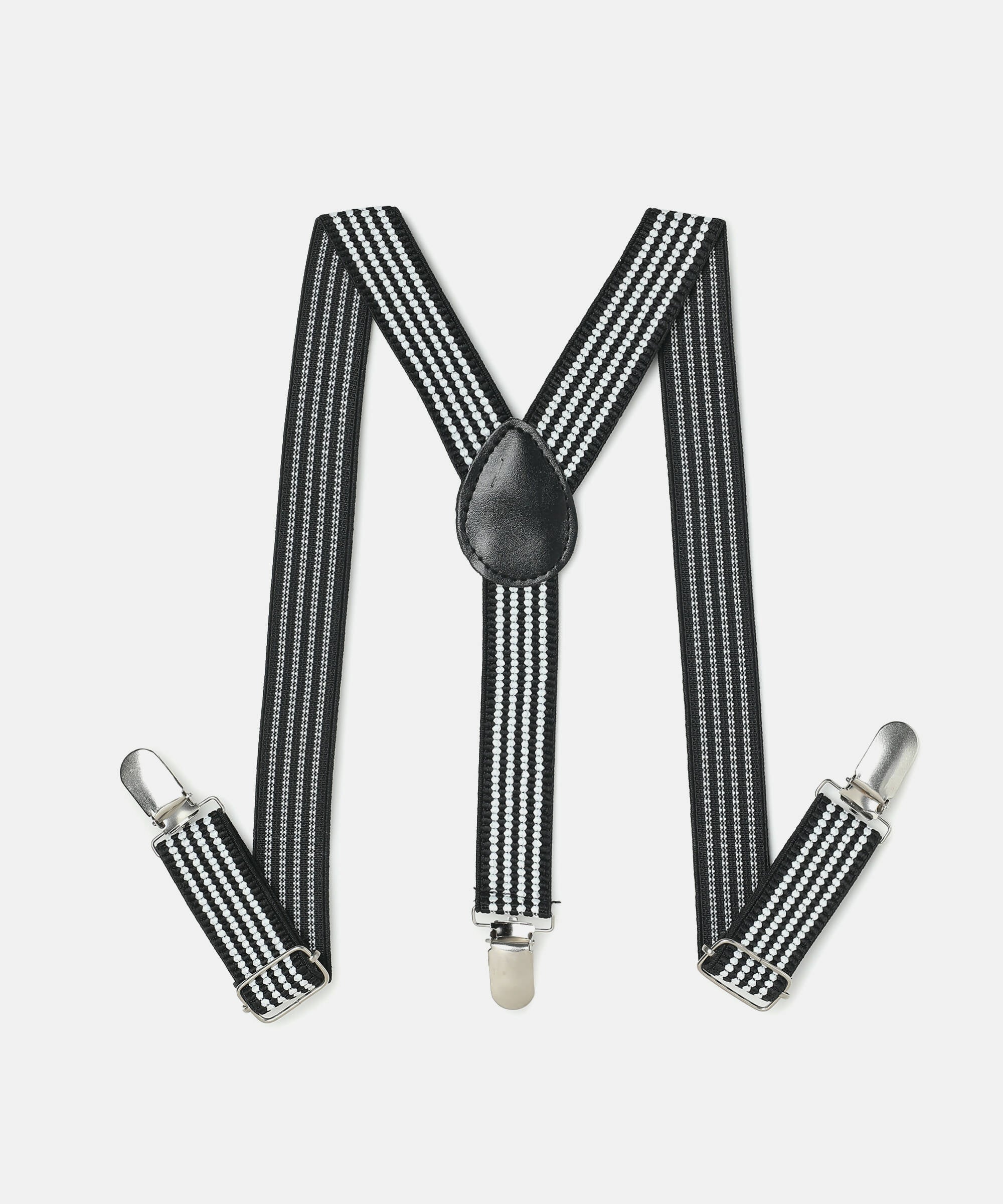 Manet Boys Strip Suspenders - Black - Distacart