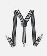 Thumbnail for Manet Boys Strip Suspenders - Black - Distacart