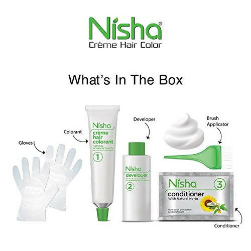 Nisha Creme Hair Color Dark Blonde - Distacart