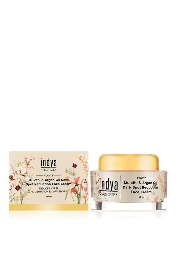 Indya Mulethi & Argan Oil Dark Spot Reduction Face Cream Benefits