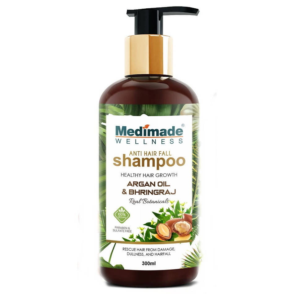 Medimade Wellness Anti Hair Fall Shampoo with Argan Oil & Bhringraj - Distacart