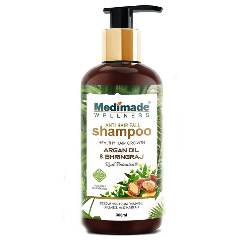 Medimade Wellness Anti Hair Fall Shampoo with Argan Oil &amp; Bhringraj - Distacart