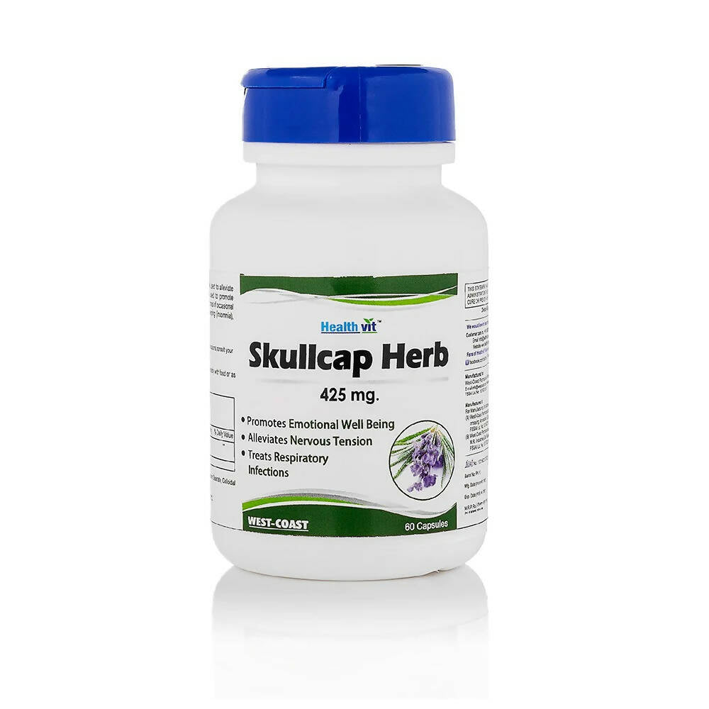 Healthvit Skullcap Herbs Capsules - Distacart