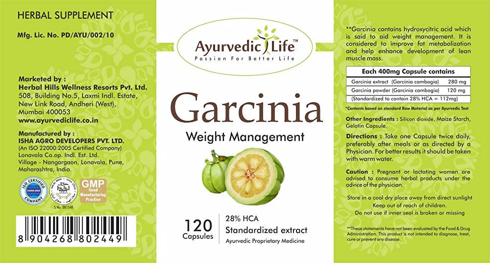 Ayurvedic Life Garcinia Capsules