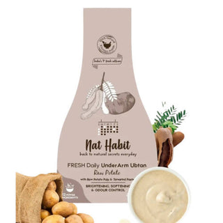 Nat Habit Raw Potato Under Arm Ubtan - Distacart