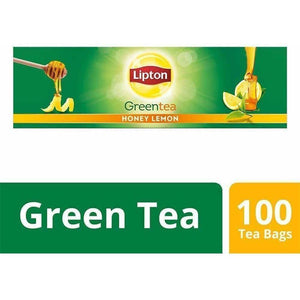Lipton Honey Lemon Green Tea Bags - 100 Tea Bags