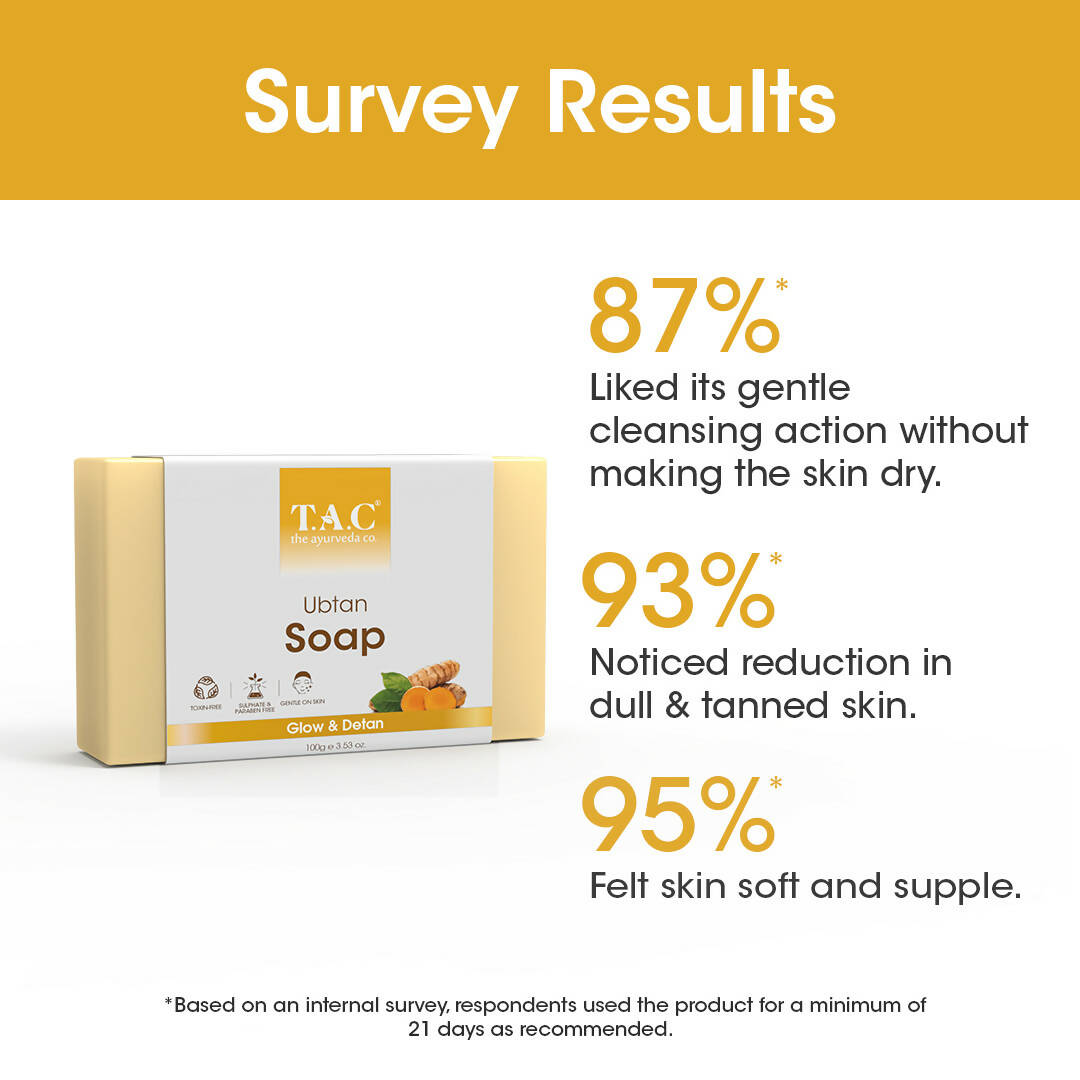 TAC - The Ayurveda Co. Ubtan Soap - Distacart
