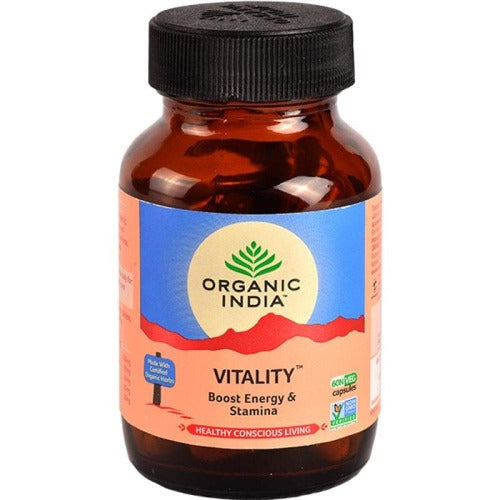 Organic India Vitality Capsules - Distacart