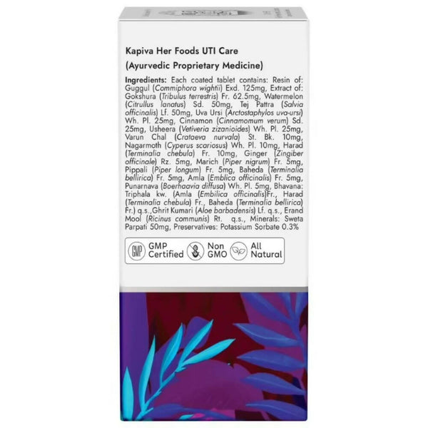 Kapiva Ayurveda Her Foods UTI Care Tablets - Distacart